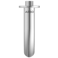 SHA-36 Round Shape With 45° Bend For Wall Mounted Shower Arm With Wall Flange 9" Inch