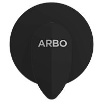 KA-MB-3124 Concealed Stop Cock 20mm Body With Upper Part Set (Matt Black)