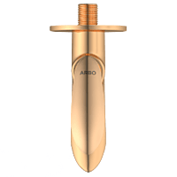 KA-RG-3106 2 Way Bib Tap With Wall Flange (Rose Gold)