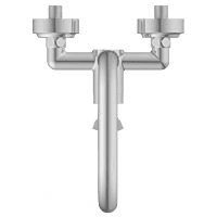 KA-3143 Single Lever Sink Mixer With Swinging Spout With Connecting Legs With Wall Flange (Wall Mounted Model)