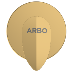 KA-GG-3124 Concealed Stop Cock 20mm Body With Upper Part Set (Gold)