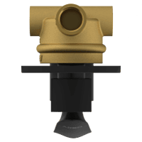 KA-MB-3153 2 Inlet 3 Outlet High Flow Diverter Body With Upper Part Set (Matt Black)