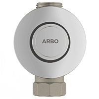 MP-5221 Metropole Forged Brass WC Flush Valve 40mm (1.5" Inch) With Exposed Shut Off Provision & Round Plate