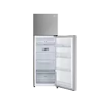 LG 272L Double Door Refrigerator, Convertible, Multi Air Flow, Shiny Steel, 2 Star