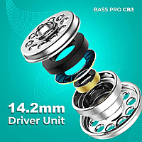 CB3 Sterio Earphones Black Foxin