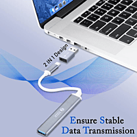Zoook Type c to USB 3.0 hub/4 port/1 USB 3.0 port/3 USB 2.0 port/Free usb convertor/ iU43 USB Hub  (Grey)