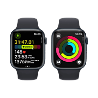 MR9A3HN/A Series-9 GPS 45MM Midnight Watch