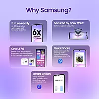 Samsung Galaxy A07 4G Smartphone (Light Voilet, 4GB RAM, 64GB Storage)