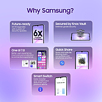 Samsung Galaxy A07 4G Smartphone (Light Voilet, 4GB RAM, 64GB Storage)