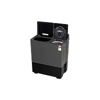 LG 9 KG Semi Automatic Washing Machine with Roller Jet Pulsator+, Rat Away technology, Wind Jet Dry+ Technology, Middle Black, 5 Star