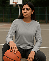 Unisex Grey Full Sleeve Tee