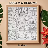 I Am a Chef – Colour & Frame Kit
