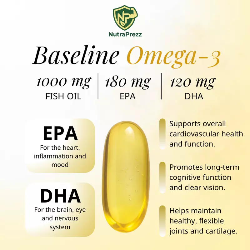 Fish Oil 1000mg 60 Capsules