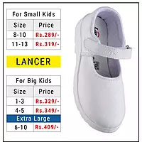 Lancer Kids' School Uniform Shoes with Hook-and-Loop Strap