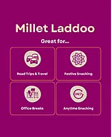 Millet Laddoo - 200 g | with Jaggery & Cow Ghee | Gluten Free