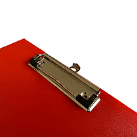 Janrax A4 Red PVC Single Clipboard