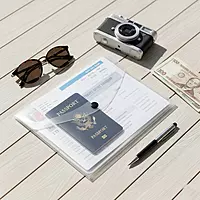 Pack of 20 Janrax A4 Clear Document Wallets - Button Stud Folder