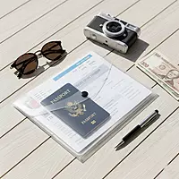 Pack of 20 Janrax A5 Clear Document Wallets - Button Stud Folder