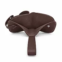 Nomad Handcrafted Genuine Leather Wristlet Wallet Rustic Dark Brown