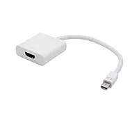 Mini (DP) Display Port (M) to HDMI (F) Adapter, 1080p Display Support Video & Audio Compatible with Computer, PC, Monitor, Projector, HDTV