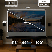 Projector Screen with Fixed Frame 16:9 for Home Theatre Projector Screen with Fixed Frame 16:9 for Home Theatre