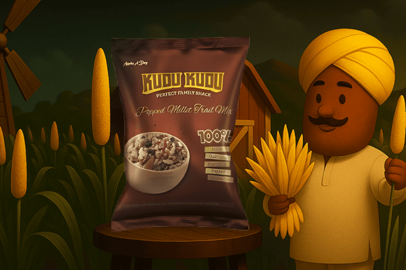 Kudu Kudu Popped Millet Trail Mix