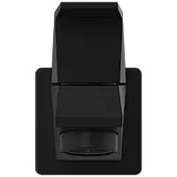 LV-MB-2003 Long Nose Bib Tap With Wall Flange (Matt Black)