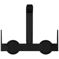 LV-MB-2013 Sink Mixer With Swinging Spout With Connecting Legs With Wall Flange (Wall Mounted Model) (Matt Black)