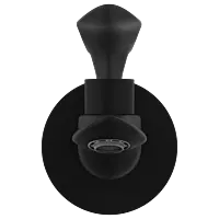 KA-MB-3103 Long Nose Bib Tap With Wall Flange (Matt Black)