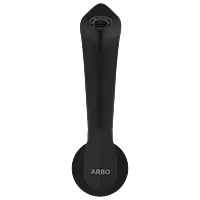 KA-MB-3108 Sink Cock With Swinging Spout With Wall Flange (Wall Mounted Model) (Matt Black)