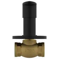 KA-MB-3123 Concealed Stop Cock 15mm Body With Upper Part Set (Matt Black)