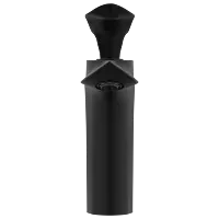 KA-MB-3127 Single Lever Basin Mixer With Braided Hoses (Table Mounted Model) (Matt Black)