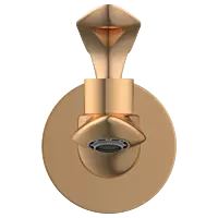 KA-RG-3103 Long Nose Bib Tap With Wall Flange (Rose Gold)