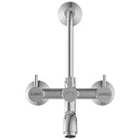LX-1320 Wall Mixer 2 In 1 With Connecting Legs With Wall Flange