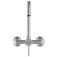 LX-1343 Single Lever Sink Mixer With Swinging Spout With Connecting Legs With Wall Flange (Wall Mounted Model)