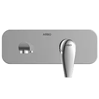 CM-2567 Exposed Part Kit For Single Lever Basin Mixer Wall Mounted With Consisting Of Operative Lever, Basin Spout & Wall Flange