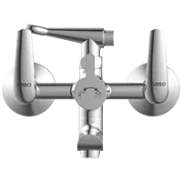 CM-2521 Wall Mixer 2 In 1 With Crutch, Connecting Legs With Wall Flange