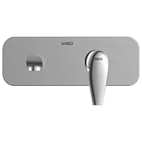CM-2529 Concealed Body For Single Lever Basin Mixer Wall Mounted With Exposed Part Kit, Consisting Of Operative Lever, Basin Spout & Wall Flange