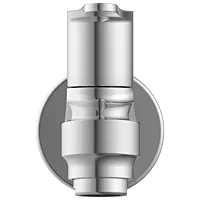 PR-2103 Long Nose Bib Tap With Wall Flange