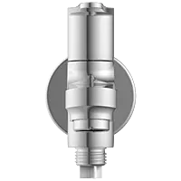 PR-2106-B 2 Way Bib Tap Dual Flow With Wall Flange