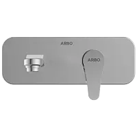 PR-2167 Exposed Part Kit For Single Lever Basin Mixer Wall Mounted With Consisting Of Operative Lever, Basin Spout & Wall Flange