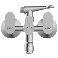 SL-2621 Wall Mixer 2 In 1 With Crutch, Connecting Legs With Wall Flange