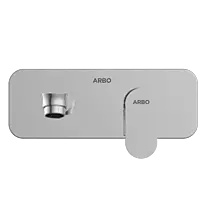 SL-2629 Concealed Body For Single Lever Basin Mixer Wall Mounted With Exposed Part Kit, Consisting Of Operative Lever, Basin Spout & Wall Flange