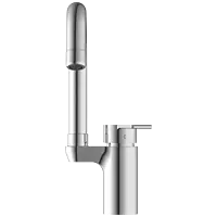 RL-4642 Single Lever Basin Mixer With Swinging Spout With Braided Hoses (Table Mounted Model)