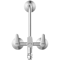 AL-1420 Wall Mixer 2 In 1 With Connecting Legs With Wall Flange