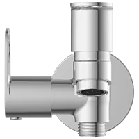 NE-1605 2 Way Bib Tap Side Handle With Wall Flange