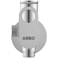 NE-1607 2 Way Angle Cock With Wall Flange