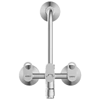 NE-1620 Wall Mixer 2 In 1 With Connecting Legs With Wall Flange