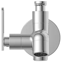IX-2805 2 Way Bib Tap Side Handle With Wall Flange