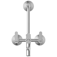 IX-2820 Wall Mixer 2 In 1 With Connecting Legs With Wall Flange